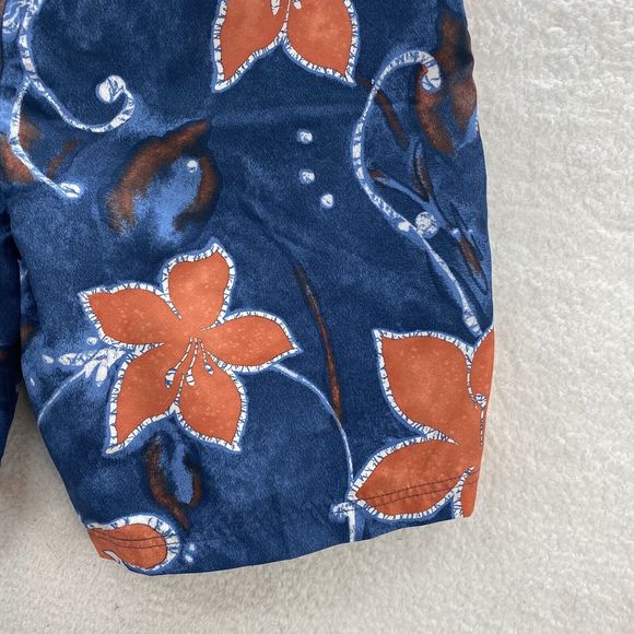 Nautica Board Shorts Men's 36 Multicolor Floral Preppy Tropical Swim Trucks - Picture 13 of 16